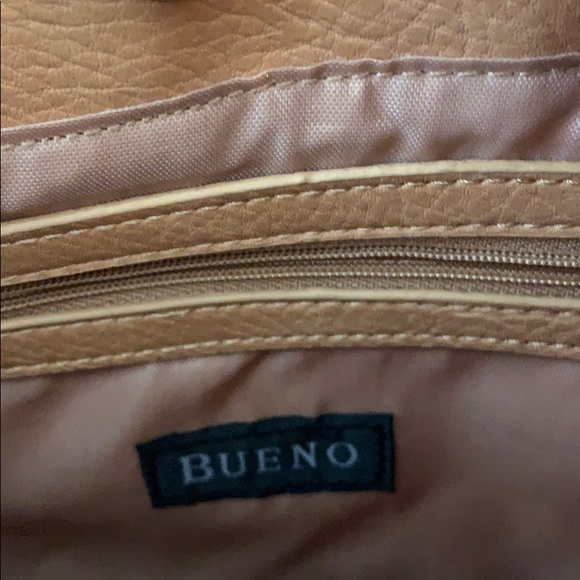 Bueno Two-Tone Handbag with Chain Accent - Picture 8 of 9